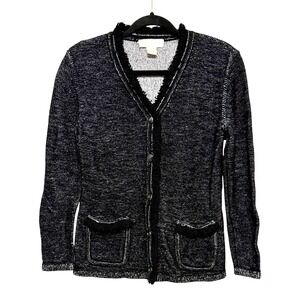 Doncaster Quiet Luxury Wool Cardigan‎ Women's Size S Old Money Minimalist Preppy